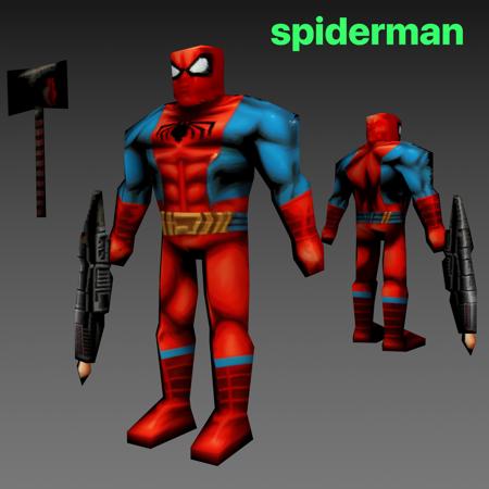 spiderman in demoura artstyle