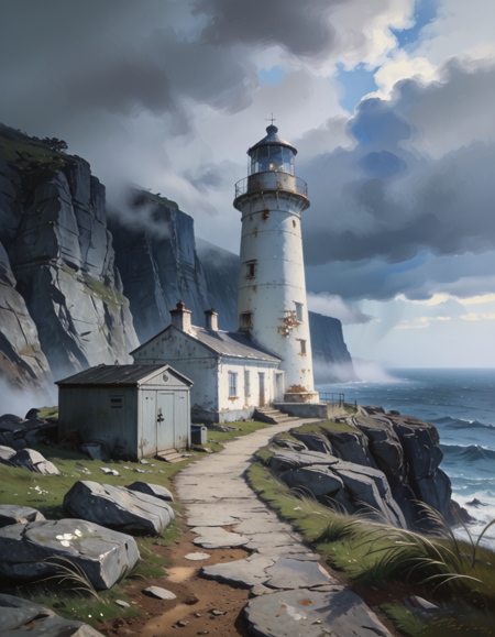 Cliffside lighthouse pony v1.0