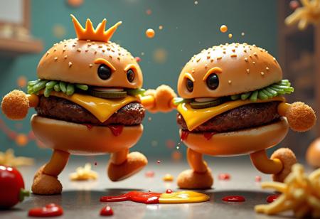 Cheese burger war