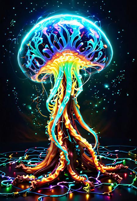 This stellar dog is inspired by the Biolumens Universe model crafted by the brilliant GenerationParadox. From luminescent kitchens to radiant landscapes, let your imagination run wild and illuminate every corner of your creation! 💡 Quick Tip: Utilize contrasting colors to make your bioluminescent elements pop against a darkened backdrop. Engage your circuits and get ready to glow! Whether you're channeling the serene glow of a jellyfish or the mystic shine of distant galaxies, we can't wait to see your creations!