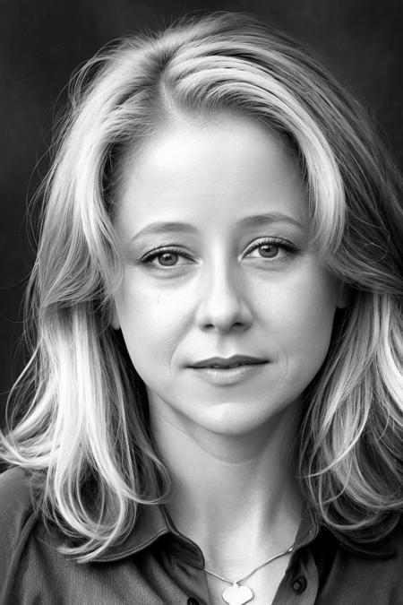 <lora:SilviaSeidelSD:0.8> silviaseidel, woman, highly detailed, professional portrait, face, shallow depth of field, soft light, blonde hair, medium hair, gradient background, monochrome