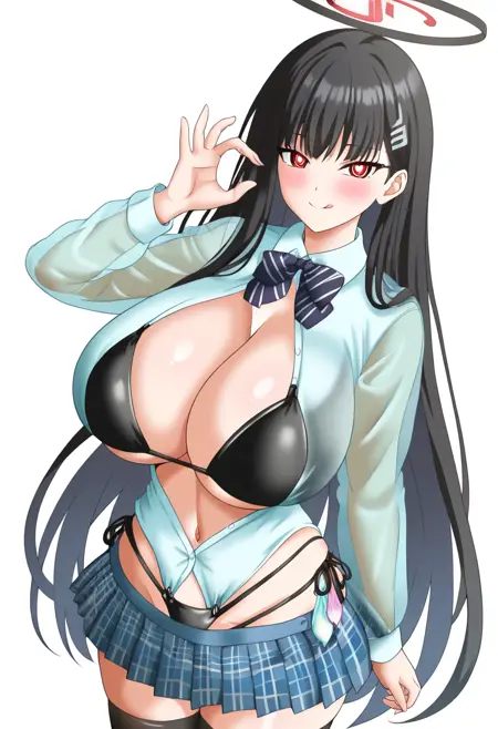 kasugano_tobari school uniform 痴立『雄満娘学園』夏服 [pony, ]