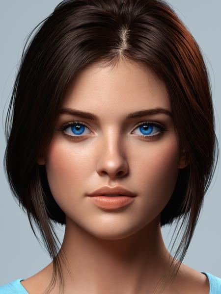 <lora:vssmbp-Pony:1>,vssmbp,dark brown hair,blue eyes,, unreal engine 5 render, prompt . , extremely detailed, colorful