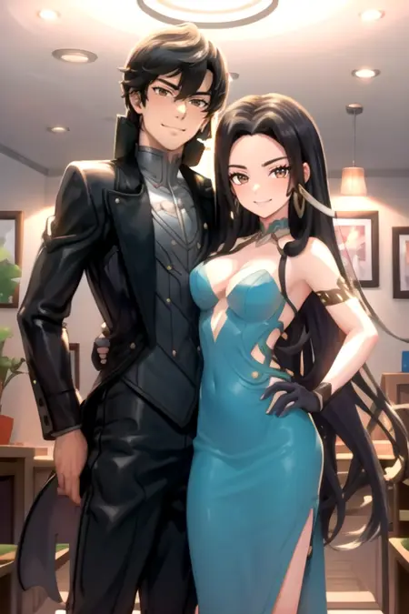 Ren Amamiya x Mirage (Persona x Enigma of Sepia)