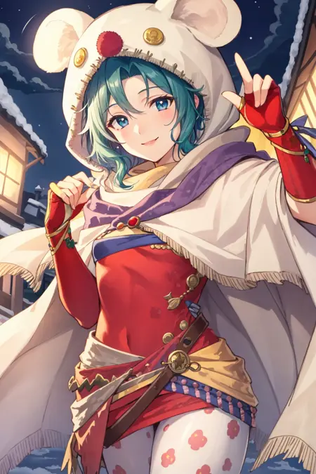 Yuffie's Moogle Suit (Final Fantasy VII Remake) Outfit LoRA