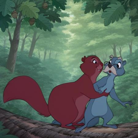 Granny and Merlin squirrel (Sword in the Stone) v1.0