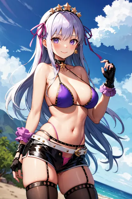 BB (Moon Cancer Swimsuit.ver 2nd stage) BB (ムーンキャンサー 水着 第2再臨) / Fate/Grand Order