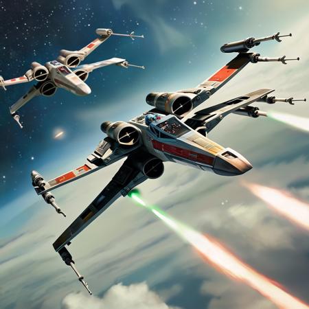 Star Wars Air, Land & Sea Vehicles XL (Choose from list) X-wing  v1.0