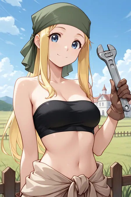 Winry Rockbell/ウィンリィ・ロックベル (Fullmetal Alchemist) SDXL LoRA | 4 Outfits [Illustrious]