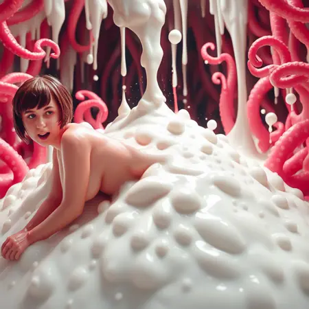 White Slime Pink Tentacles DX - Anteros XXXL