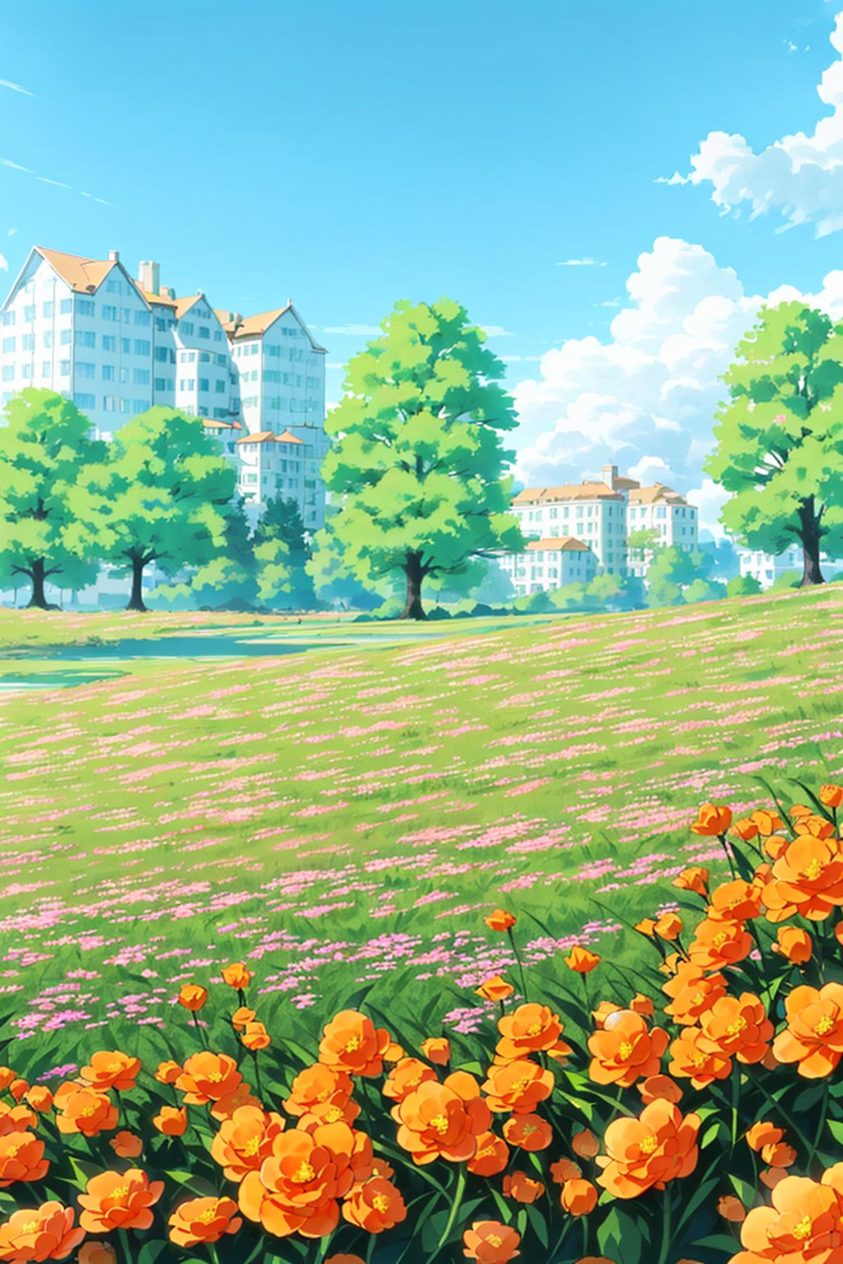 Flower field image by nnna