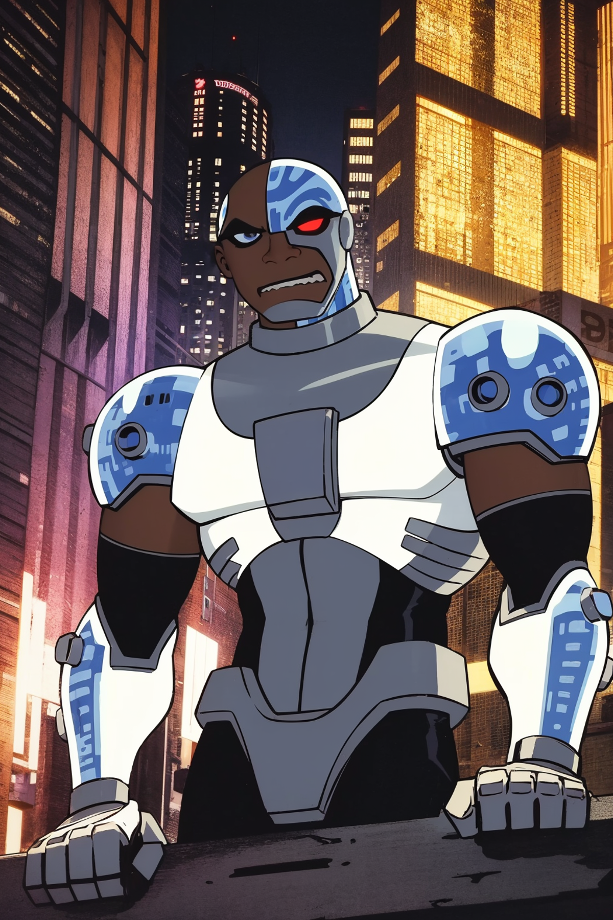 Cyborg - Teen Titans - Character LORA image by Konan