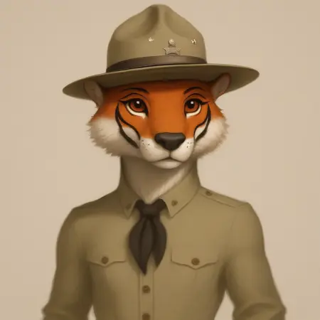 Furries in Campaign Hats