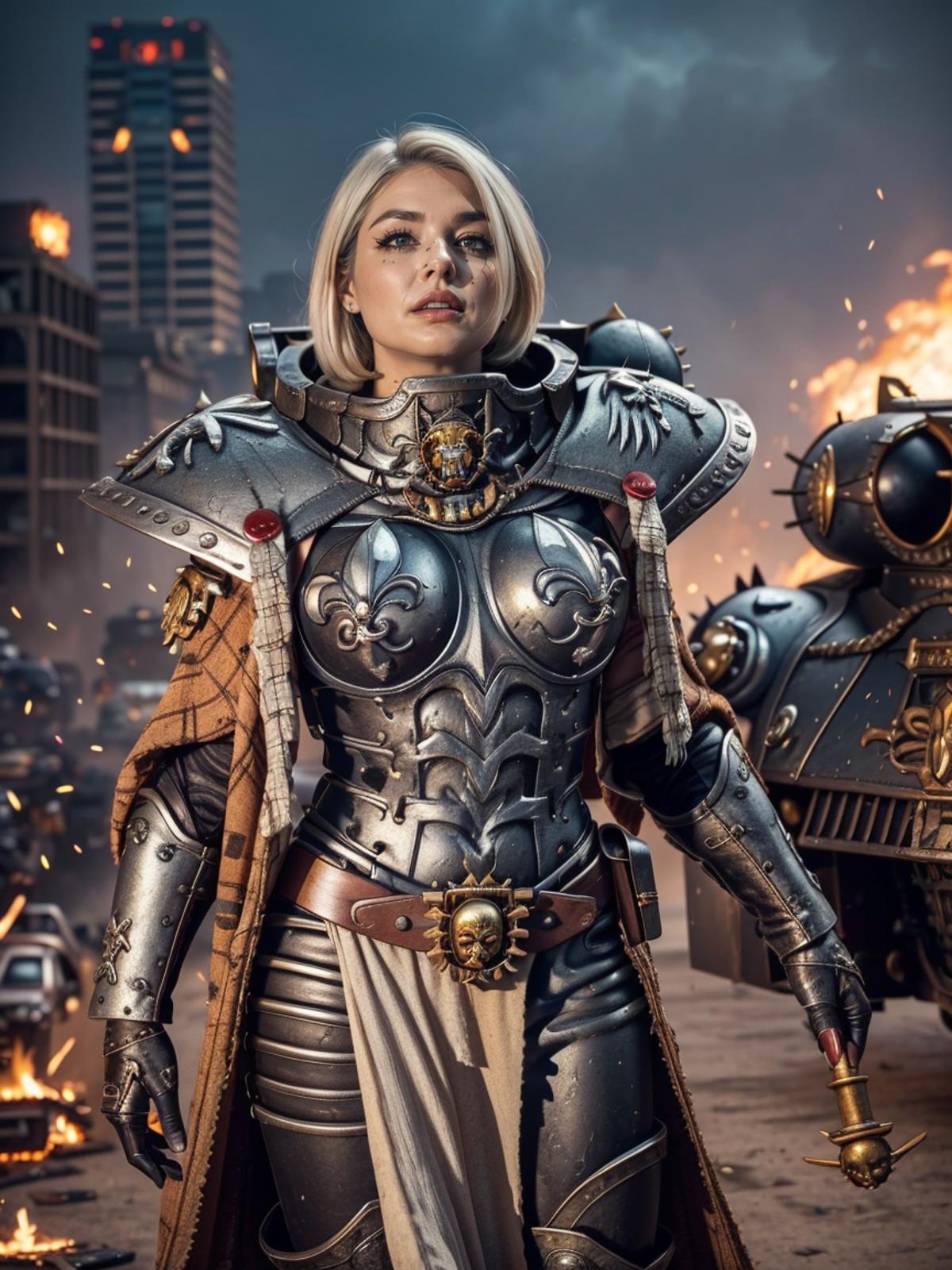 Warhammer 40K Adepta Sororitas Sister of Battle armor - by EDG image by MoltenHeart