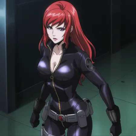 Black Widow (Avengers Confidential: Black Widow & Punisher) - LoRA Illustrious [NSFW Support]