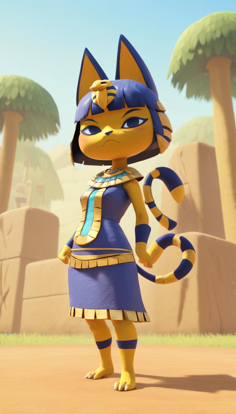 Ankha [Animal Crossing] LoRA XL image by Hevok