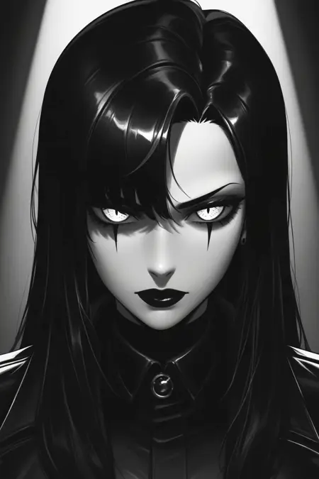 🖤 OBSIDIAN EDGE | Noir Sharpline Anime LoRA