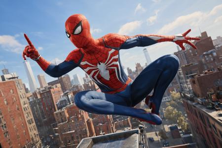 spiderman ps4,spider web printing,red bodysuit,