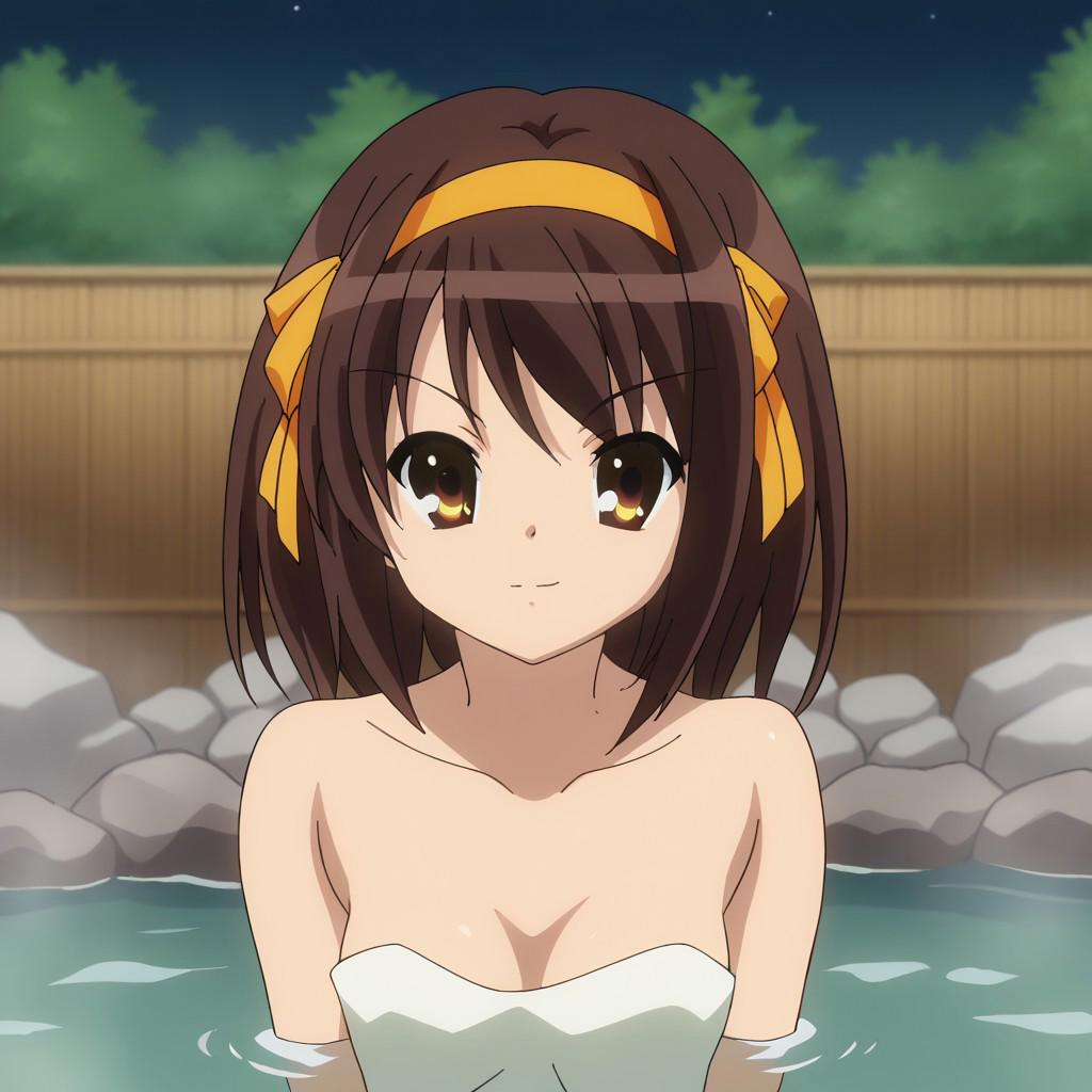 Haruhi Suzumiya, solo, onsen