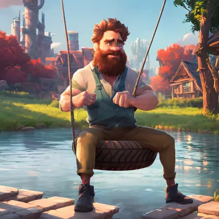 SoCalGuitarist's Euphoria and Nebula - A whimsical world of Beards, Beefcakes and Beauties - Model 2.X Embedding