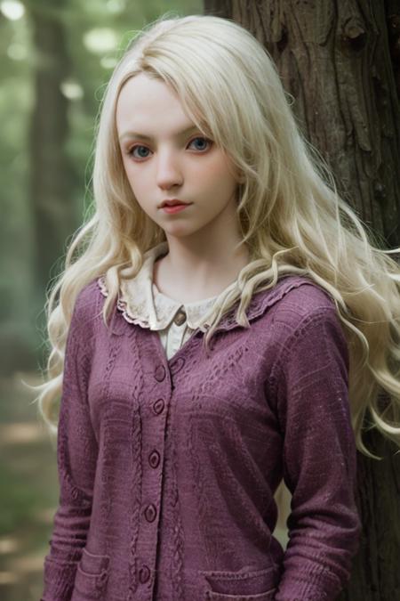 Luna Lovegood, realistic, HDR, Dreamy look