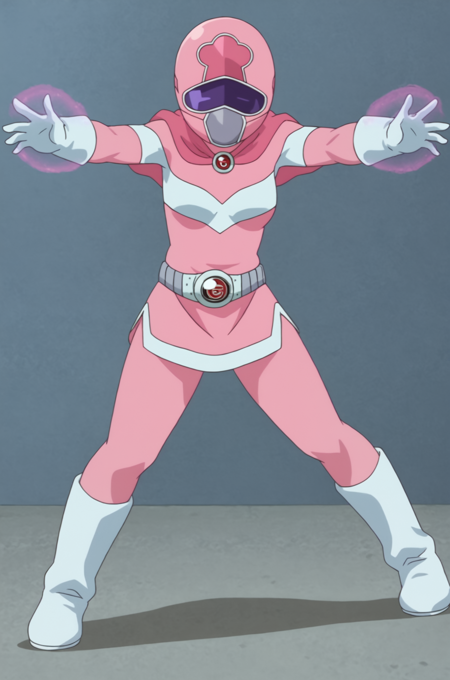 Gachi Rangers(Mitsudomoe) - Gachi Pink, Momoko Haruna - PDXL V1