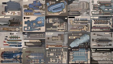 a map of a prison with a bunch of tanks, <lora:UnderMaps-10:0.65>