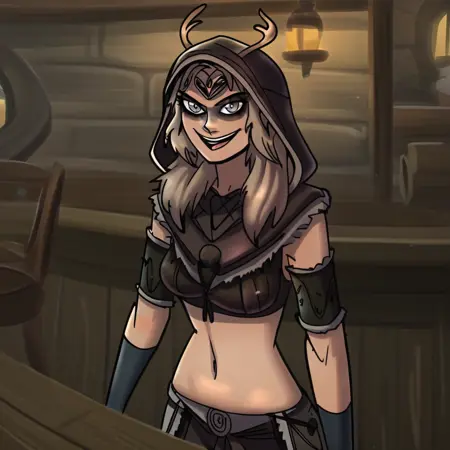 Bosmer elf girl by elvenbacon | Босмер