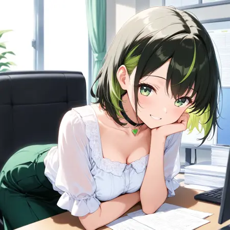 Short Two-Tone Hair