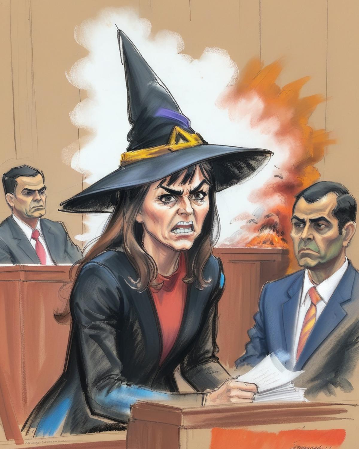 Courtroom Sketch Style image by burnera679889