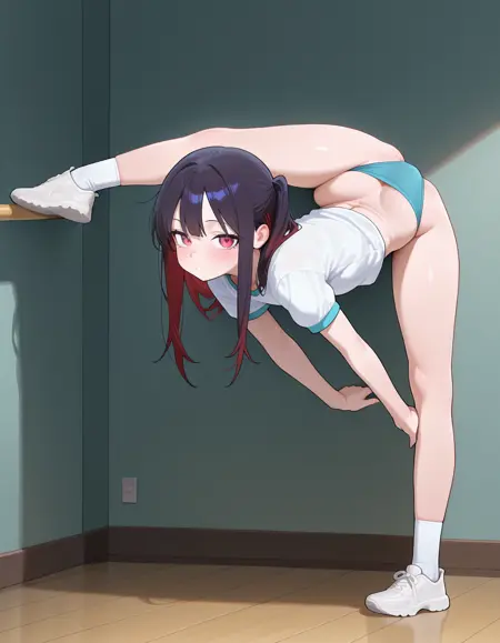 Oversplit with Standing/Sitting Split