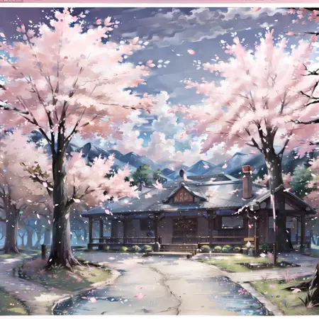 LMJA Sakura Trees Lora