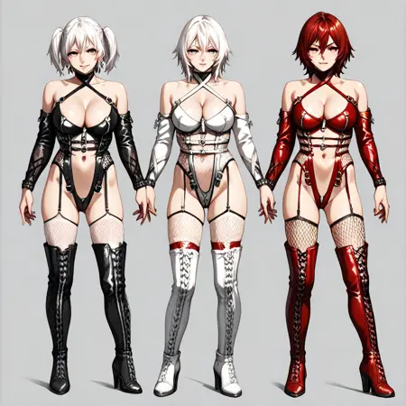 DOA DOMINATRIX OUTFIT(The Untamned Feline) Illustrious v3