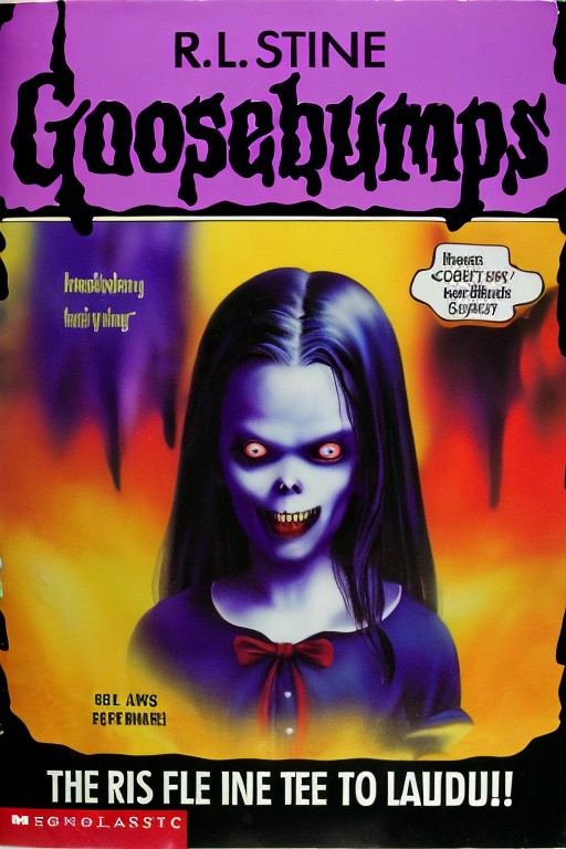 vampire girl GoosebumpsBookCover <lora:GoosebumpsBookCover:1>
