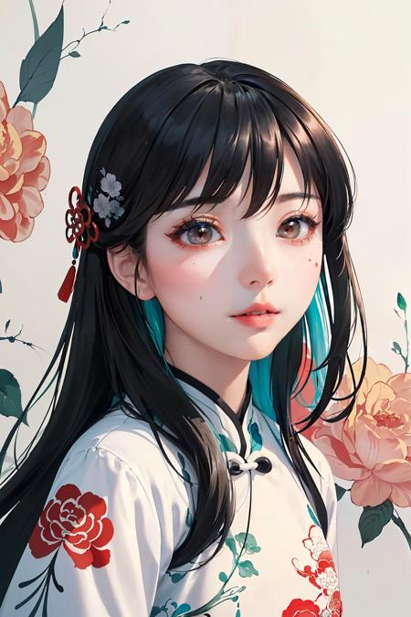 colorful painting, ((chinese colorful ink)), (((Chinese color ink painting style))), (((masterpiece))), (((best quality))),((Ultra-detailed, very precise detailed)),
(((a charming Chinese girl,1girl,solo,delicate beautiful face))), (Floating),(illustration),(Amazing),(Absurd),((sharp focus)), ((extremely detailed)), ((high saturation)), (surrounded by color ink splashes),((extremely detailed body)),((colorful))