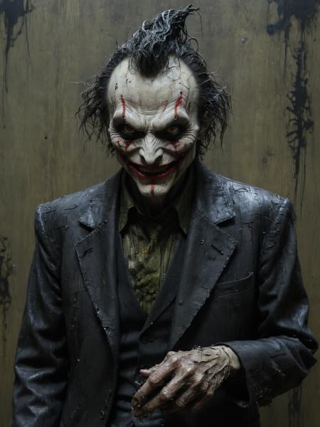 by Tsutomu Nihei,(strange but extremely beautiful:1.4),(masterpiece, best quality:1.4),in the style of nicola samori,The Joker,