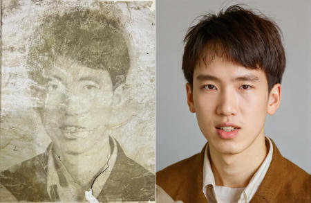 Restoration of old photos of Asians v1.0