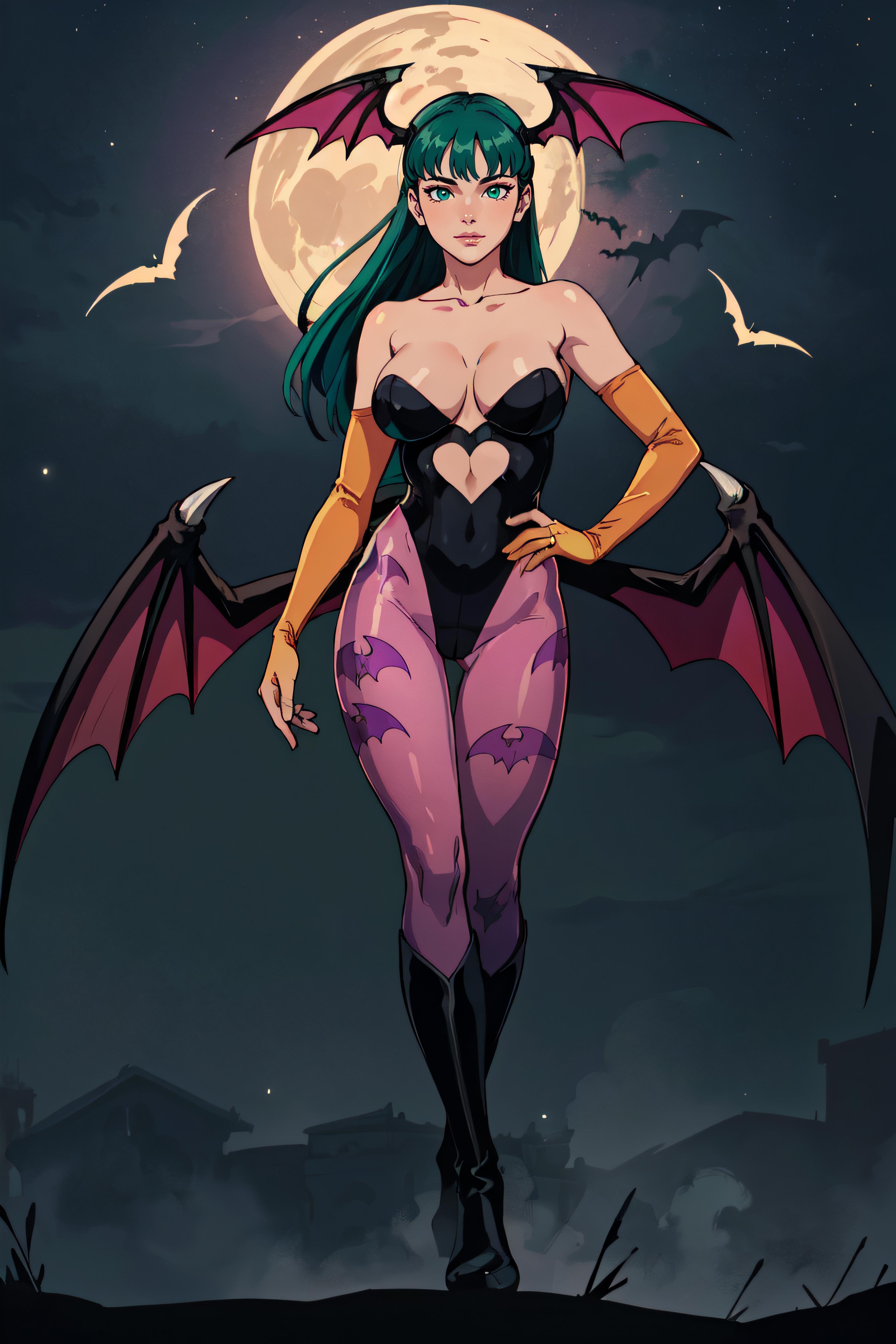 Morrigan Aensland (game character) | ownwaifu image by betweenspectrums