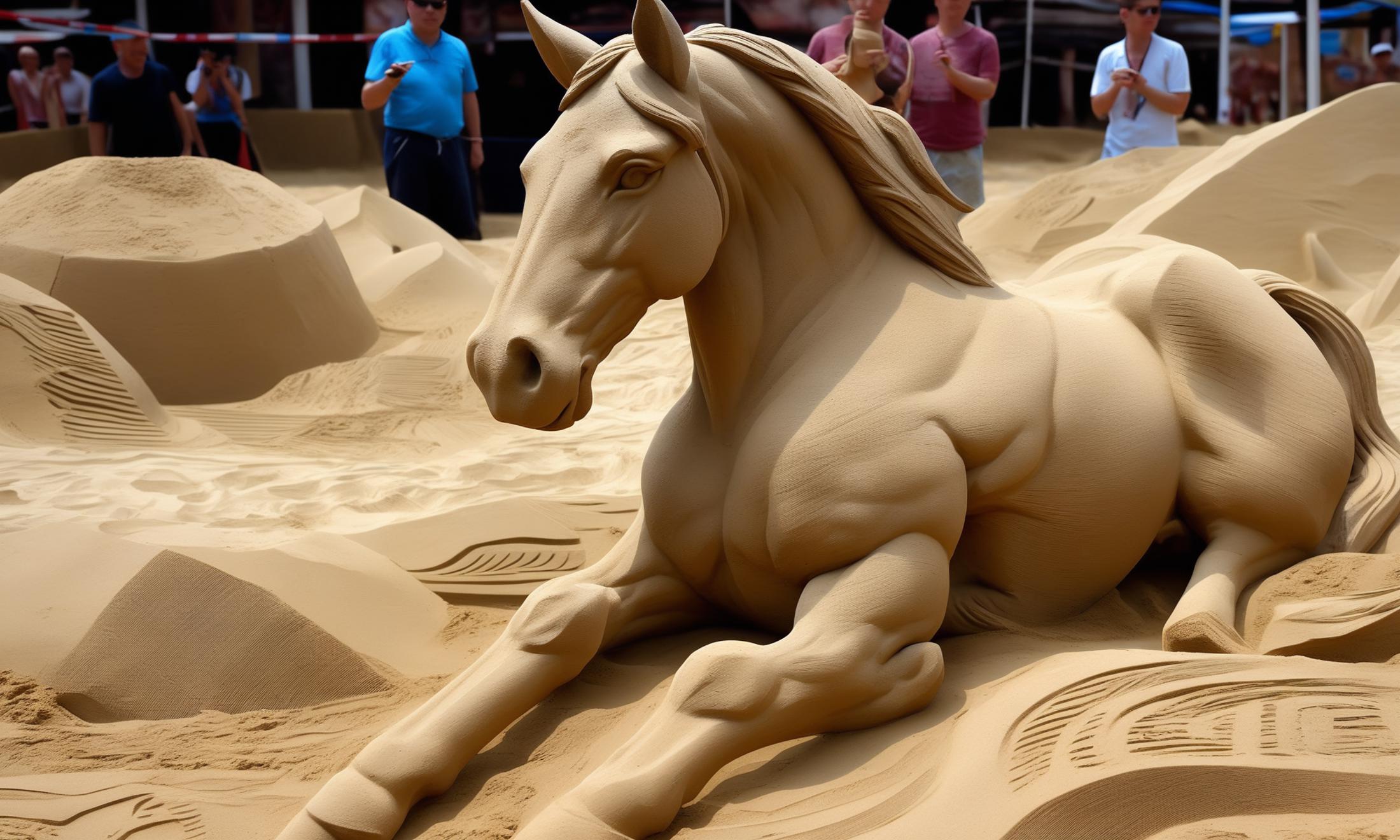 XL Realistic sand sculpture art style image by comingdemon