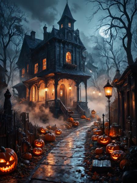 Misty Halloween atmosphere by LOREVER 8 epoch