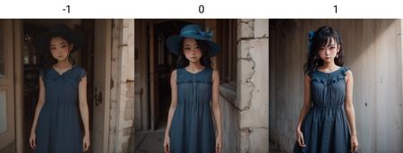 portrait of a girl     <lora:tangbohu-detailer_1.0:-1> blue dress