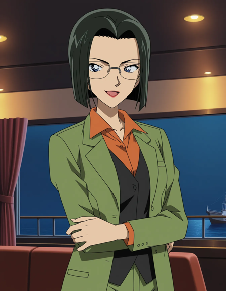 秋吉美波子 Minako Akiyoshi & 日下ひろなり Hironari Kusaka / 名探偵コナン 水平線上の陰謀 Detective Conan: Strategy Above the Depths - Illustrious v1.0