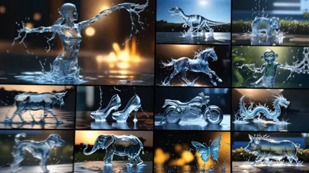 XL Special effects water art style