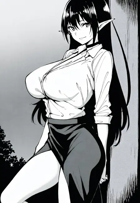 H-Manga Character | Elfriede Elfie San | The Evil of the Commons コモンズの悪