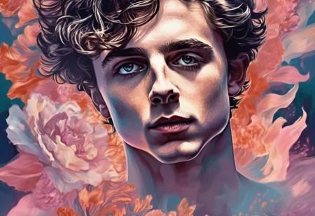 Fantasy art. Fantasy background. Fantasy character. Digital painting by Dreamer,
Timothe Chalamet a man <lora:Timothe-Chalamet:1>, encapsulating beauty in an abstract sense,
floral motifs soft color tones, naked, butt,
intriguing play of light and shadow breathtaking surreal masterpiece