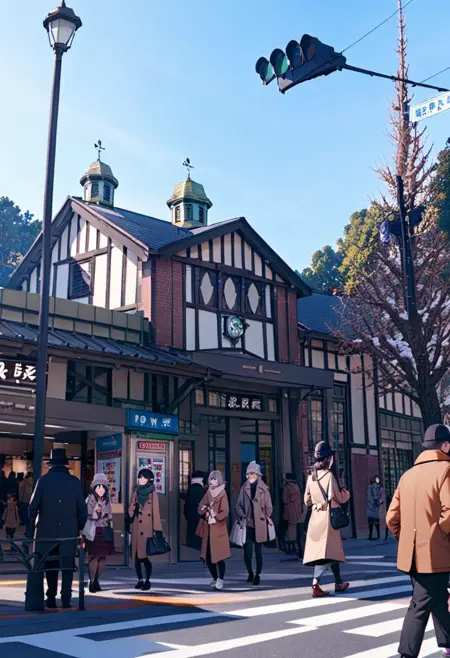 旧原宿駅 Old Harajuku Station SDXL