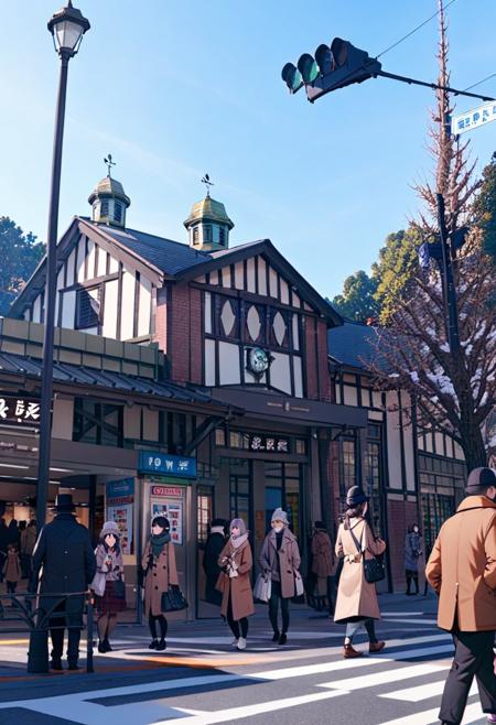 旧原宿駅 Old Harajuku Station SDXL SDXL_V1