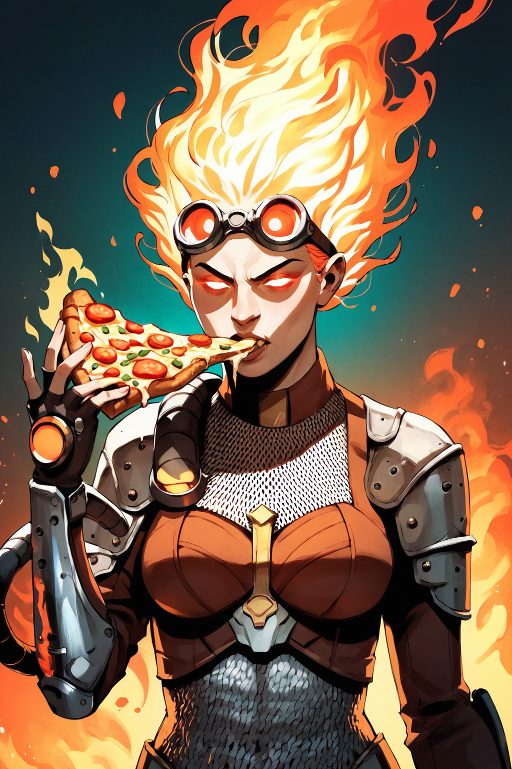 _lora_chandra_pny_1__chandra,_solo,_1girl,_fire,_goggles,_fiery_hair,_pyrokinesis,_glowing_eyes,_magic,_eating_pizza,,_,_source_-2025-05-11-1254932432.png