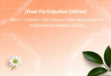 (Dual-Participant Edition) Wan2.1 + Mocha + V2V Character Video Replacement V2 (Optimized Acceleration Edition)