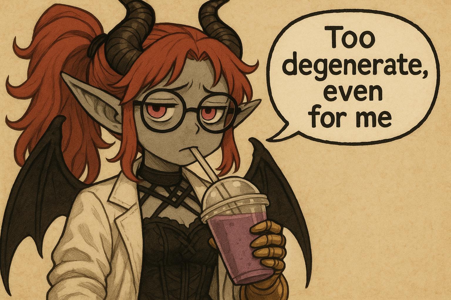 List of Things i won't do as comissions, no matter the price